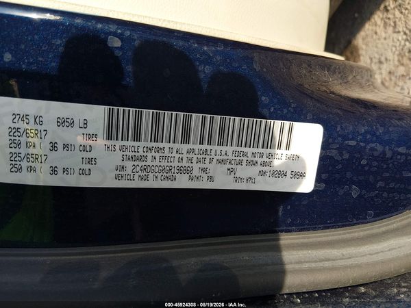 2016 DODGE GRAND CARAVAN SXT