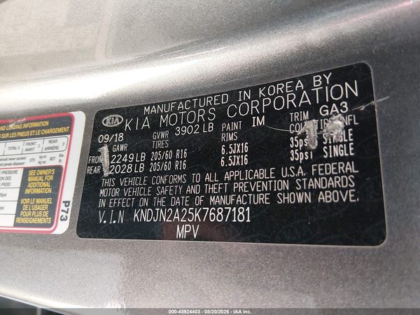 2019 KIA SOUL Base