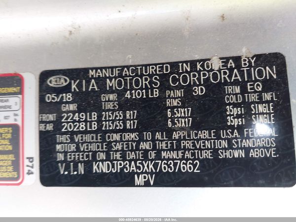 2019 KIA SOUL +
