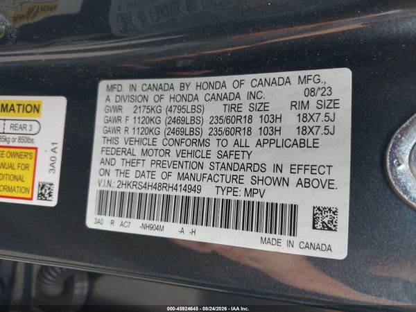 2024 HONDA CR-V EX AWD