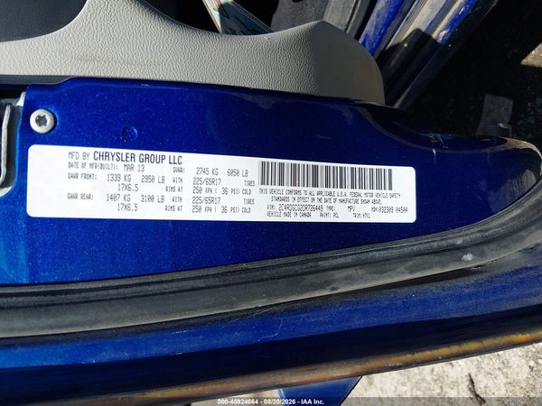2013 DODGE GRAND CARAVAN SXT