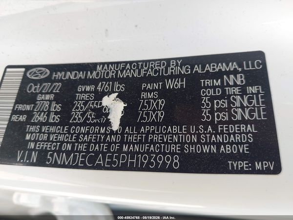 2023 HYUNDAI TUCSON LIMITED