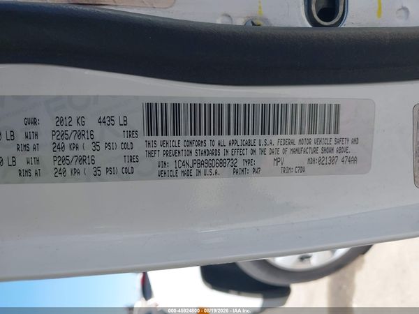 2016 JEEP PATRIOT SPORT