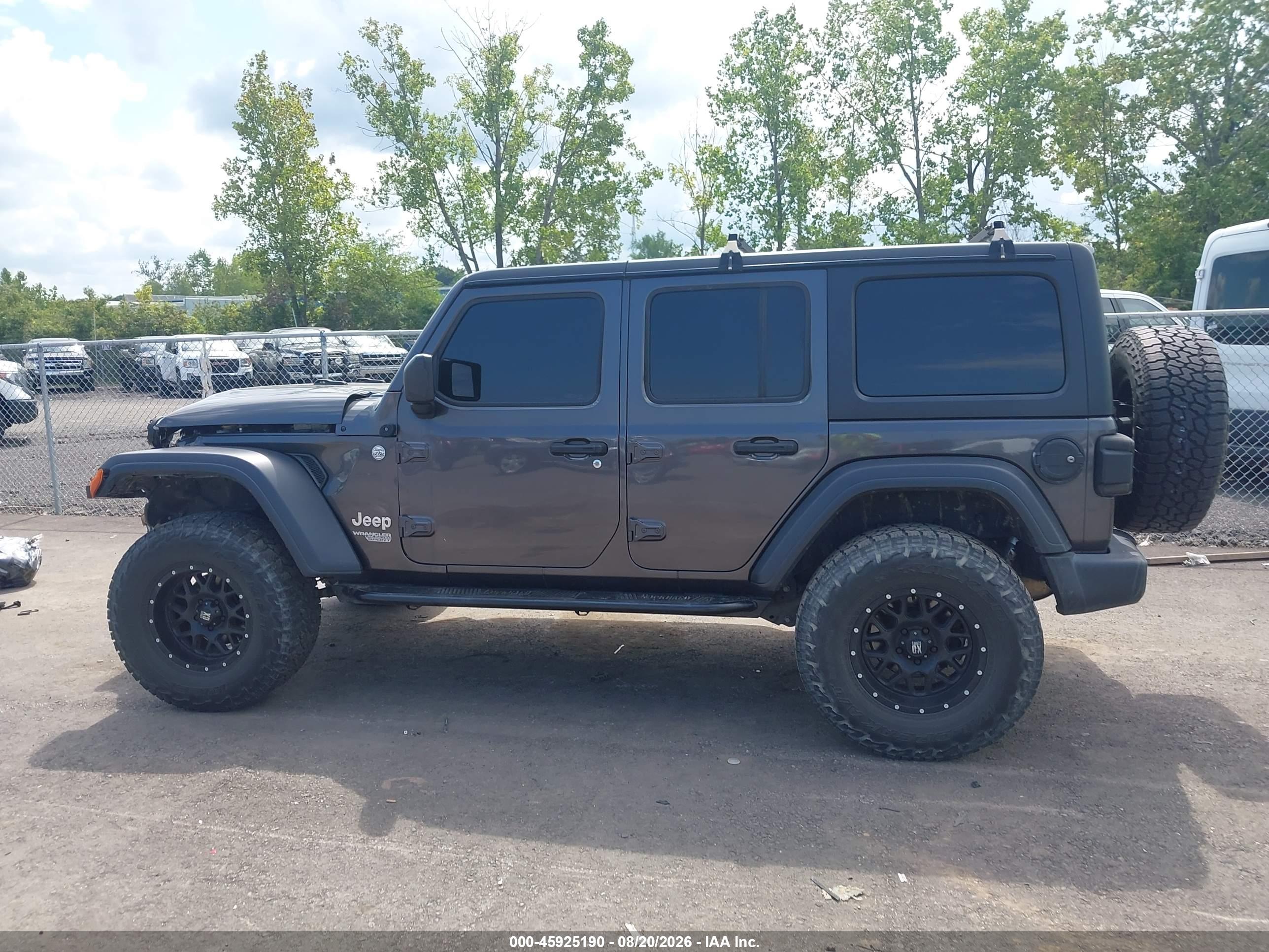 2018 JEEP WRANGLER UNLIMITED SPORT S 4X4