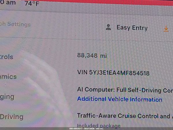 2021 TESLA MODEL 3