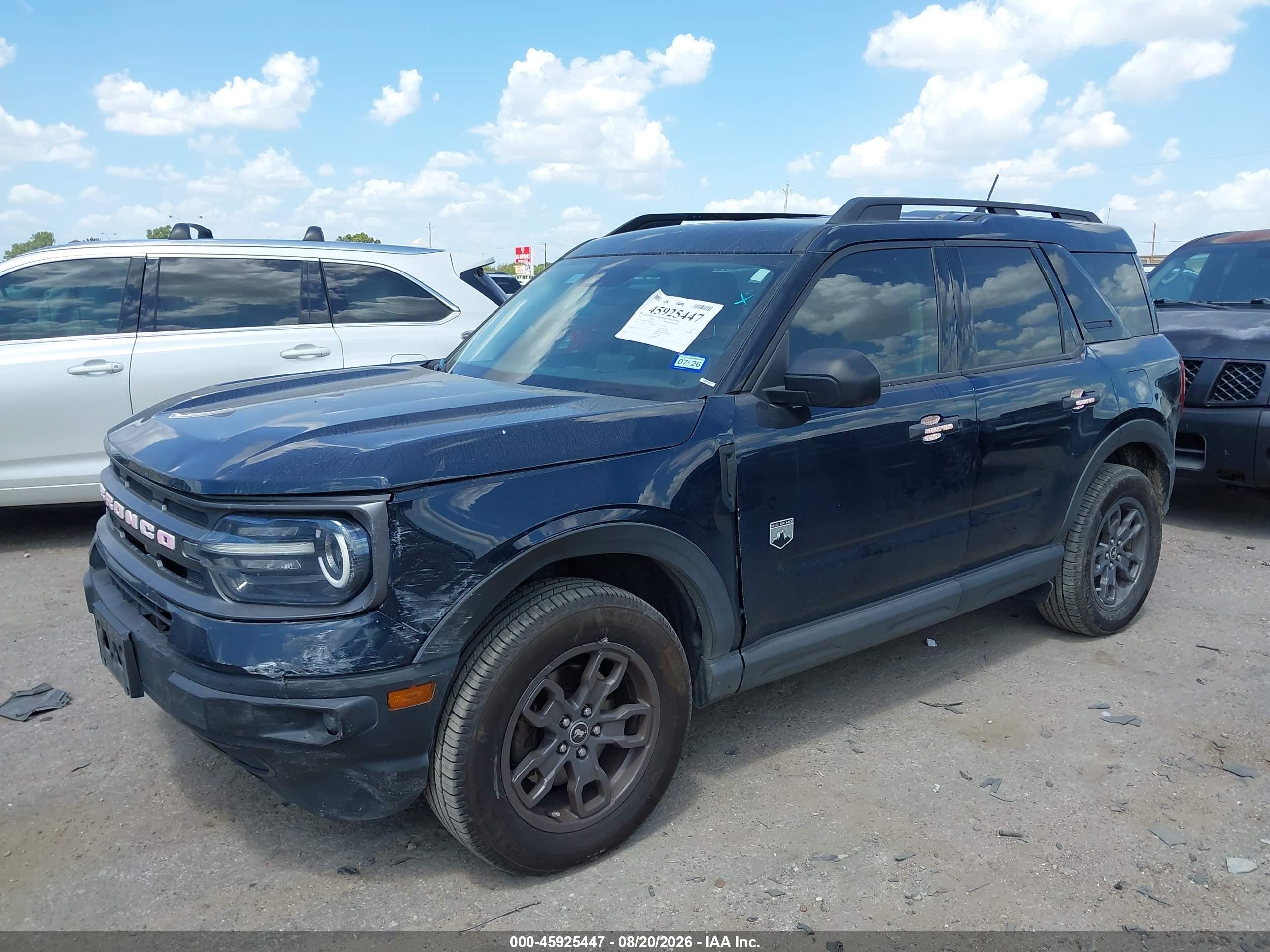 2022 FORD BRONCO SPORT BIG BEND — I2