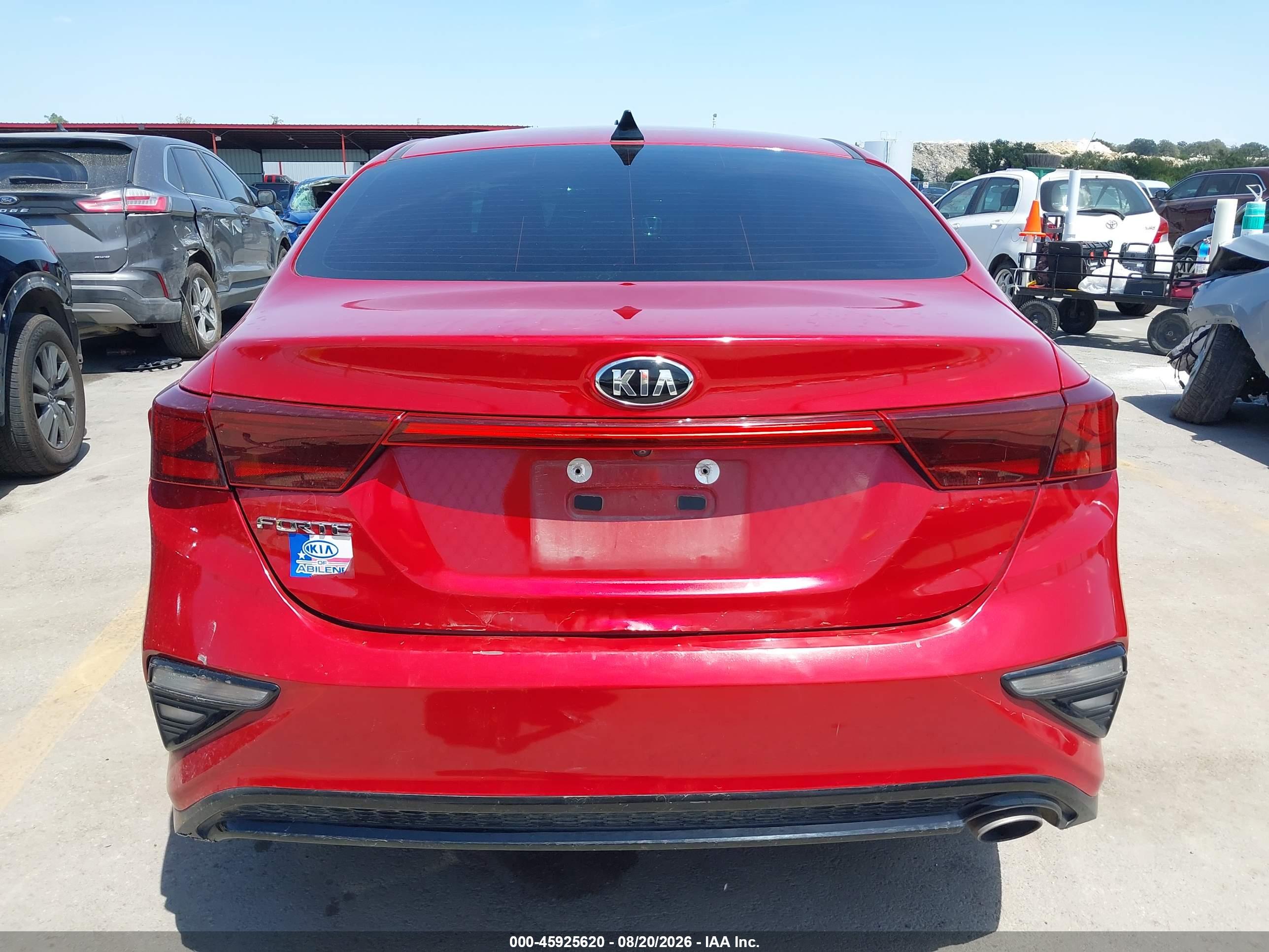 2019 KIA FORTE LXS