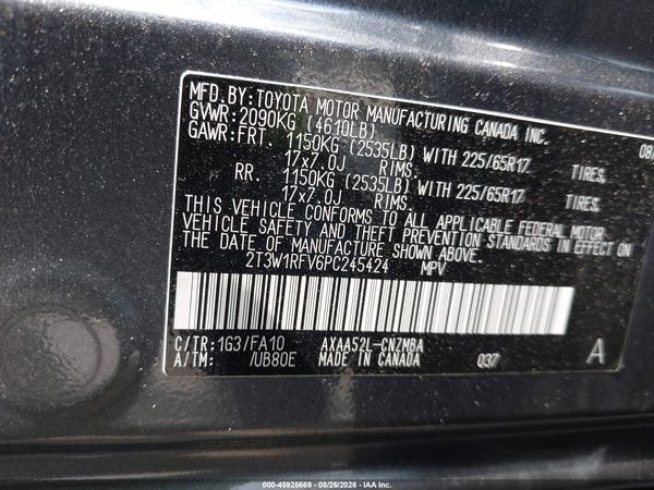 2023 TOYOTA RAV4 XLE — I10