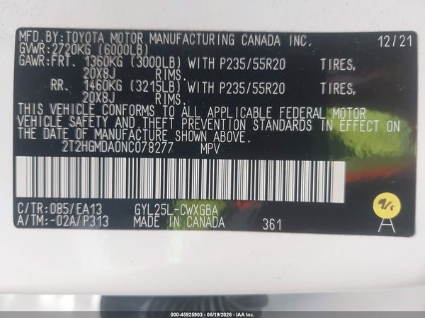 2022 LEXUS RX 450H 450h Premium