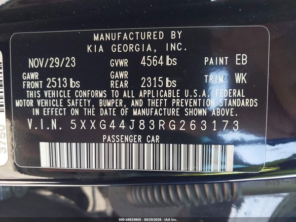 2024 KIA K5 GT