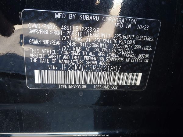 2024 SUBARU FORESTER PREMIUM