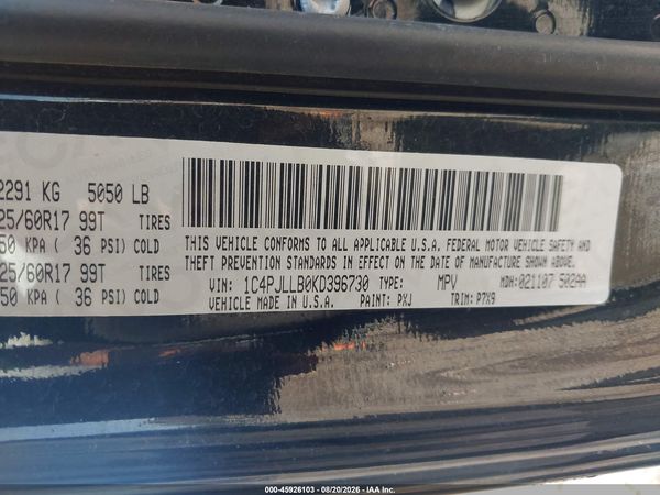 2019 JEEP CHEROKEE LATITUDE PLUS FWD