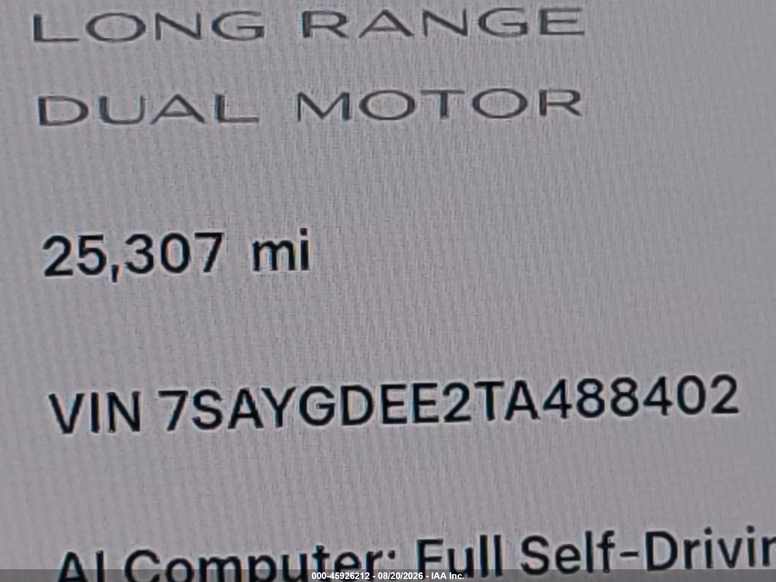 2026 TESLA MODEL Y