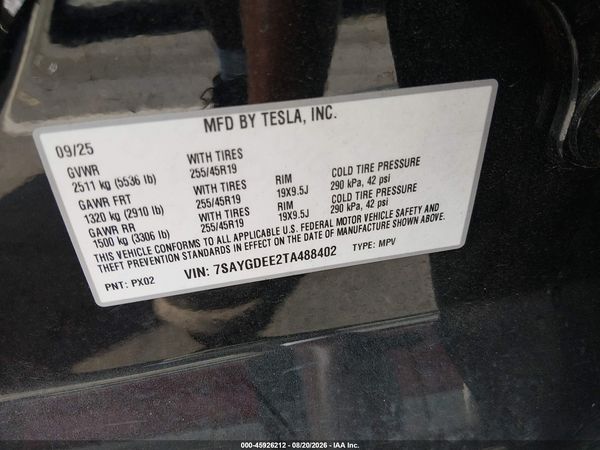 2026 TESLA MODEL Y