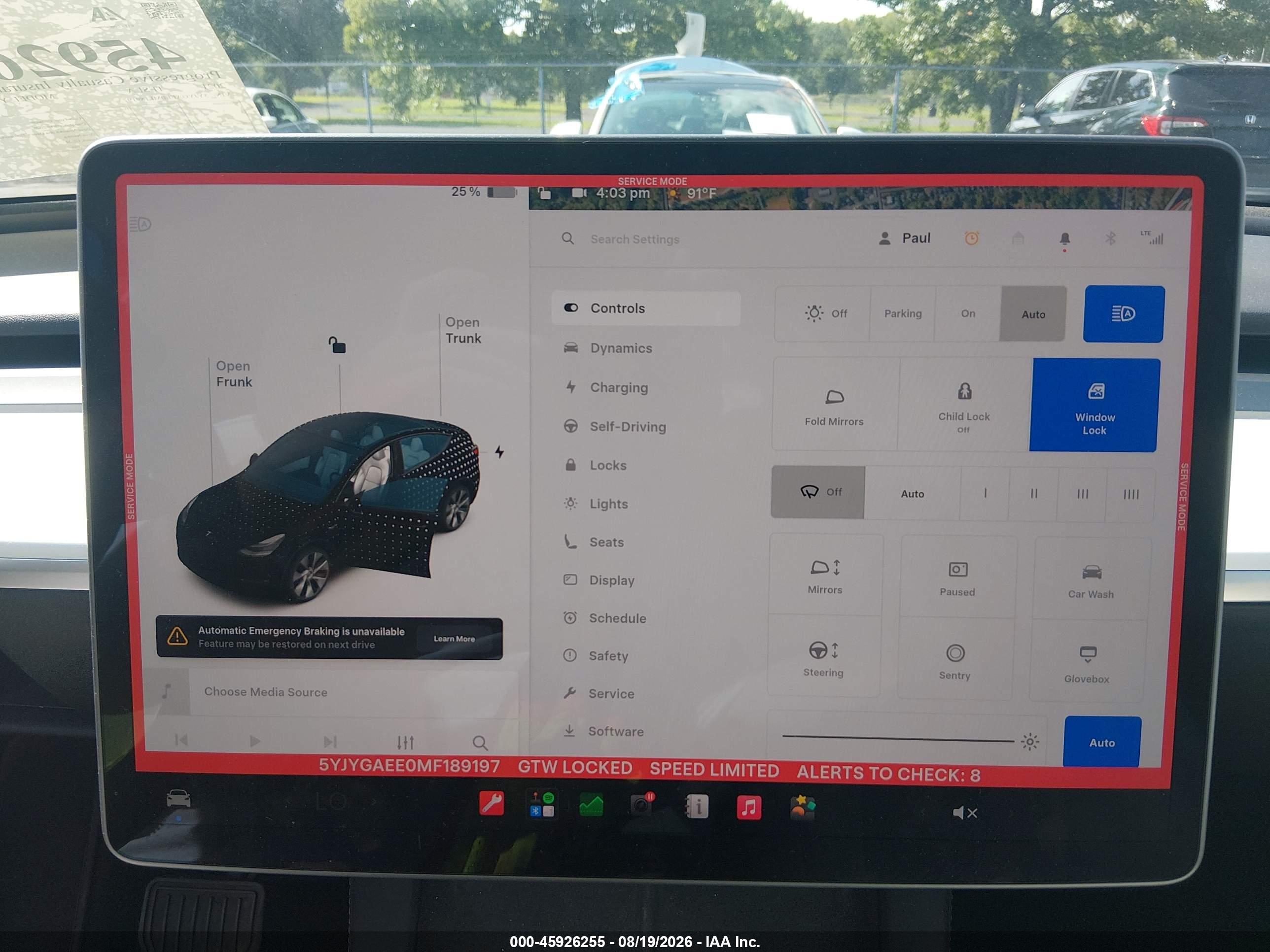 2021 TESLA MODEL Y