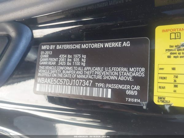 2013 BMW 328I