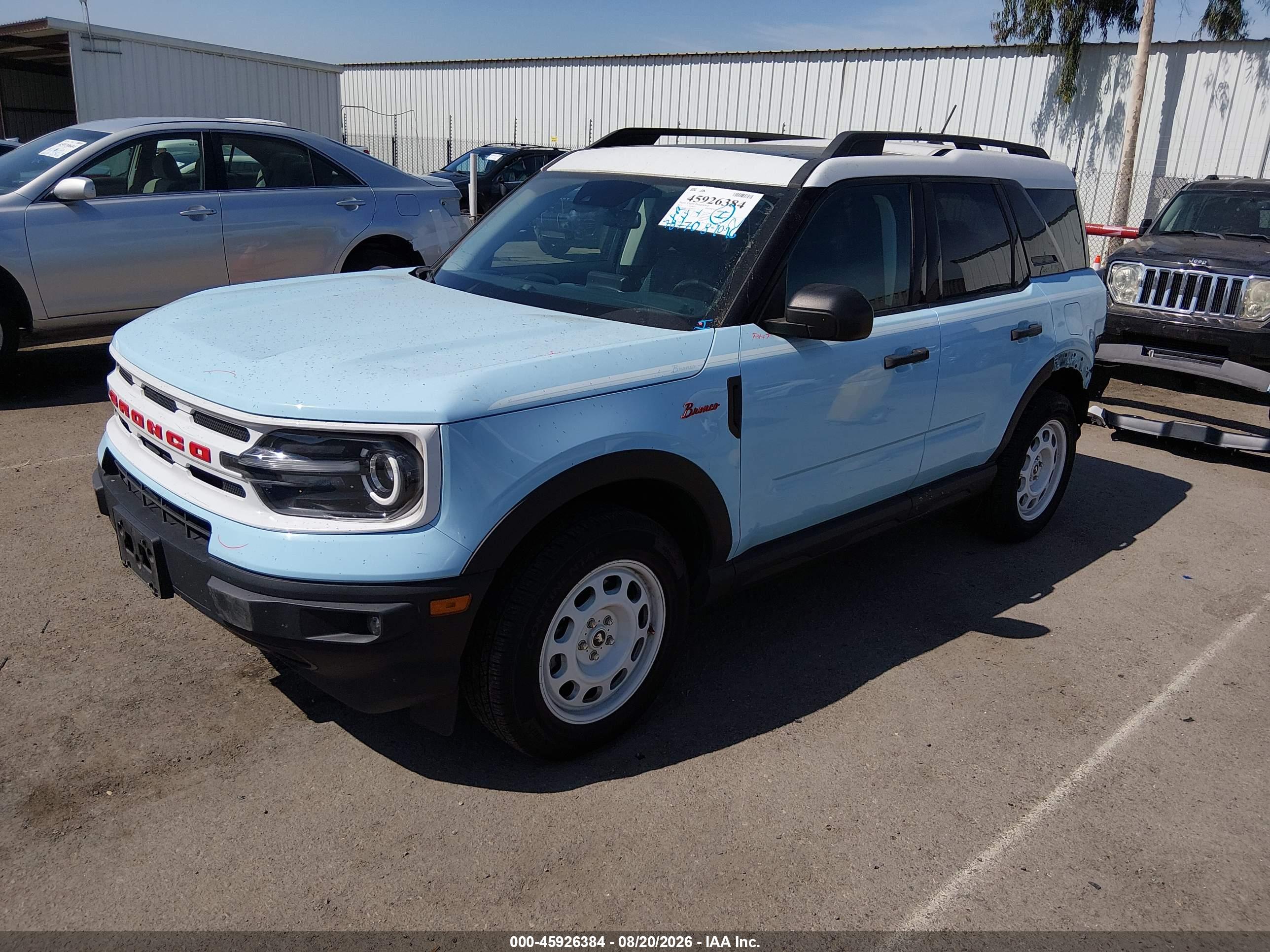 2023 FORD BRONCO SPORT HERITAGE — I2