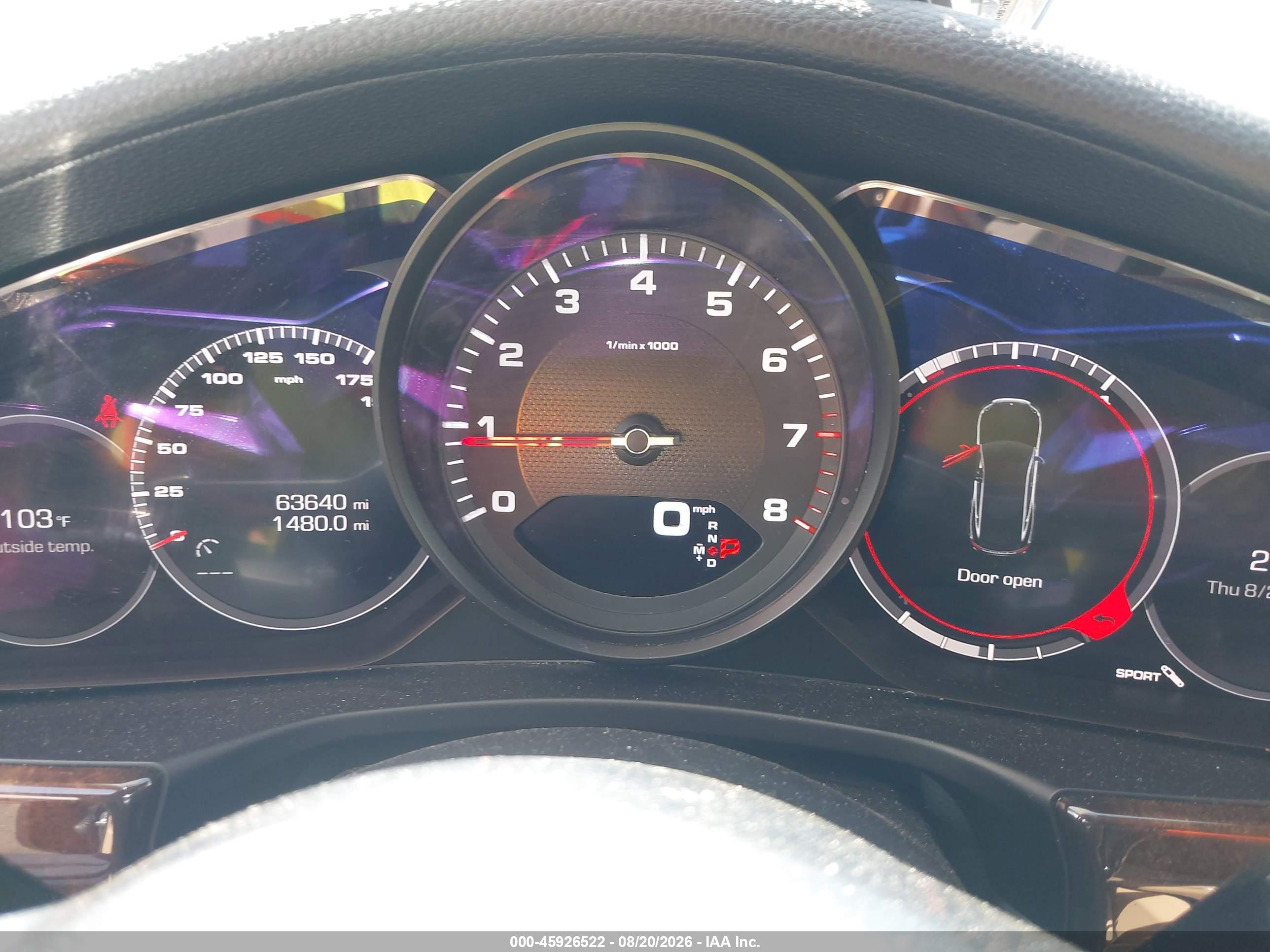 2017 PORSCHE PANAMERA 4