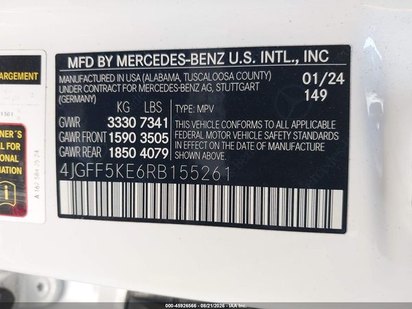 2024 MERCEDES-BENZ GLS 450 4MATIC