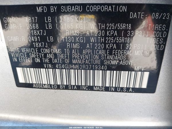 2024 SUBARU CROSSTREK LIMITED