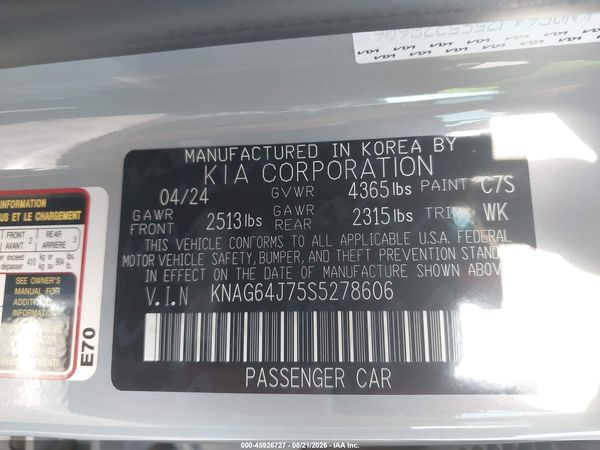 2025 KIA K5 GT-LINE