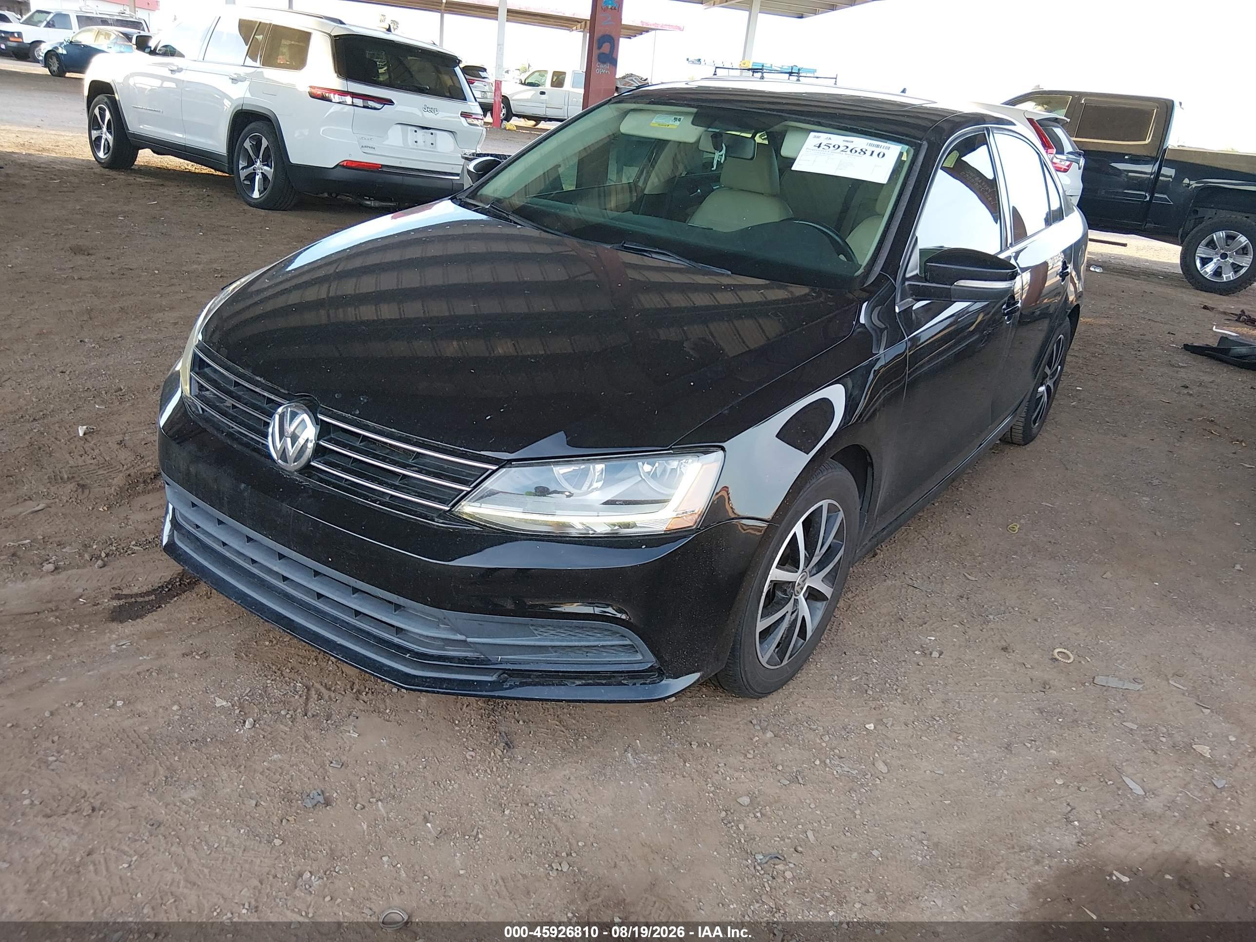 2017 VOLKSWAGEN JETTA 1.4T SE — I2