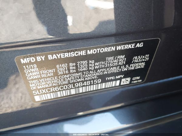 2020 BMW X5 XDRIVE40I