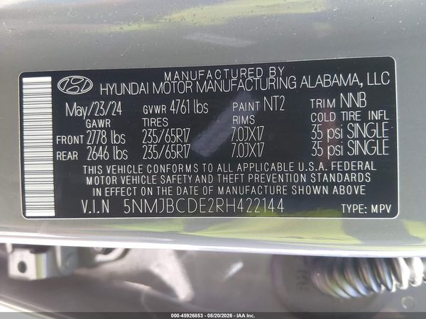 2024 HYUNDAI TUCSON SEL
