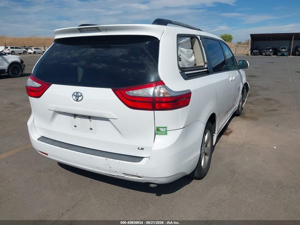 2016 TOYOTA SIENNA LE 8 PASSENGER