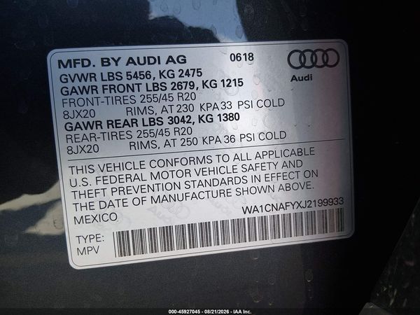 2018 AUDI Q5