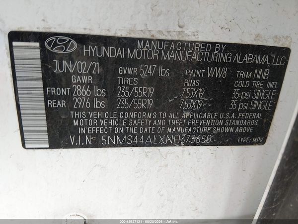 2022 HYUNDAI SANTA FE LIMITED