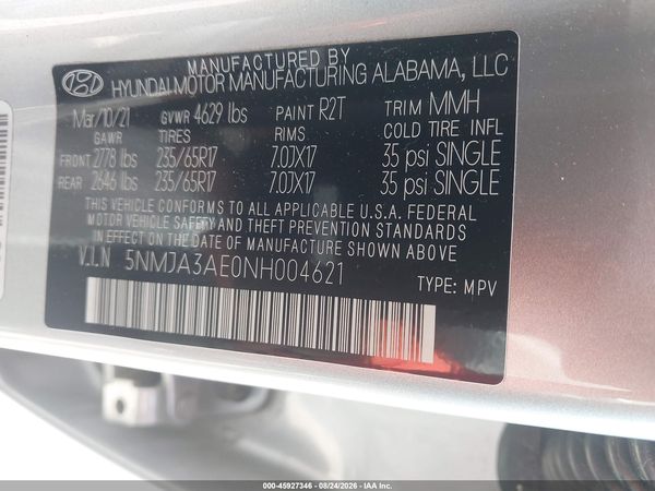 2022 HYUNDAI TUCSON SE
