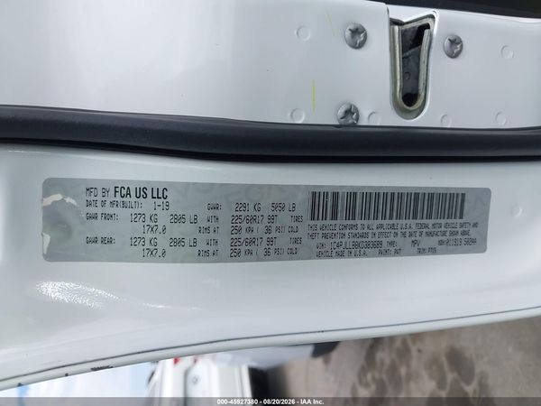 2019 JEEP CHEROKEE LATITUDE PLUS FWD