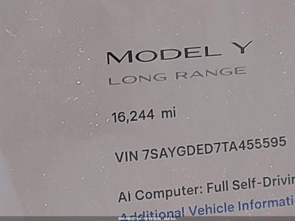 2026 TESLA MODEL Y PREMIUM/REAR-WHEEL DRIVE
