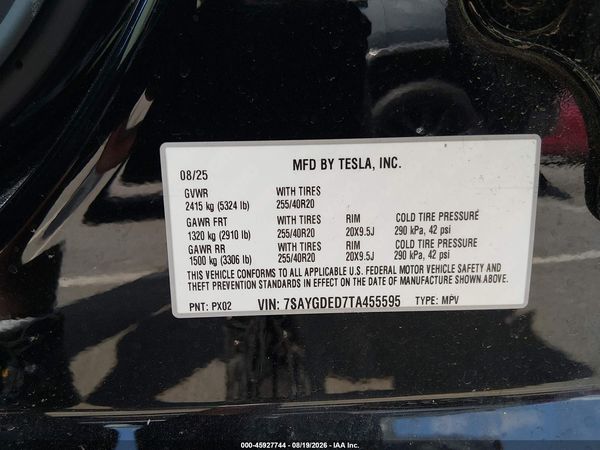 2026 TESLA MODEL Y PREMIUM/REAR-WHEEL DRIVE