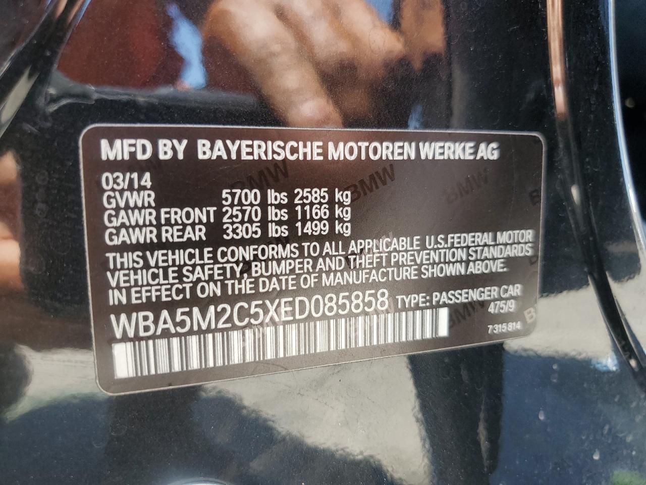 2014 BMW 535 GT
