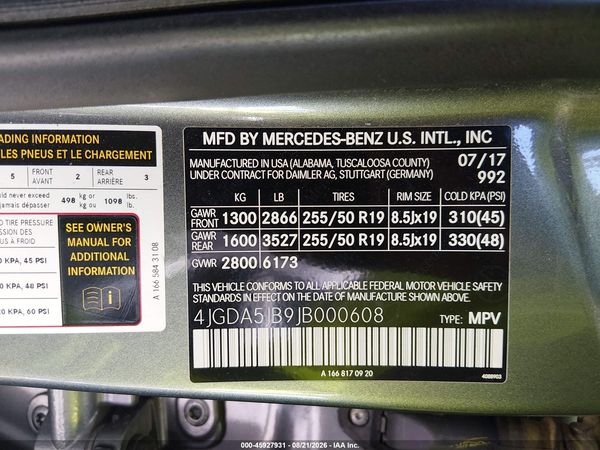 2018 MERCEDES-BENZ GLE 350 GLE350