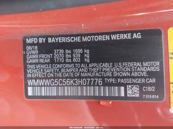 2019 MINI CONVERTIBLE COOPER