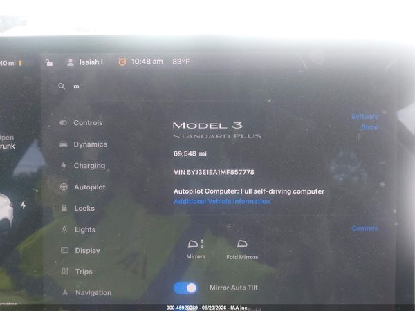 2021 TESLA MODEL 3