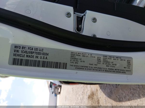 2025 JEEP WAGONEER CARBIDE 4X4