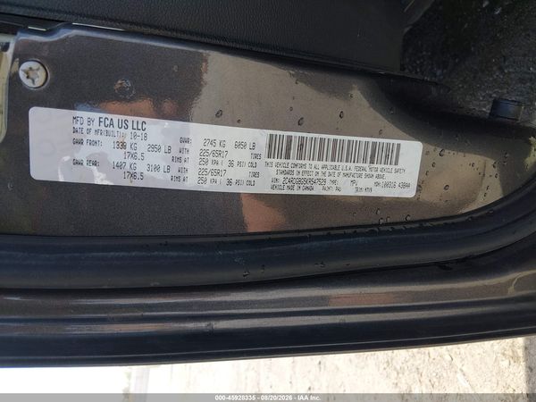 2019 DODGE GRAND CARAVAN SE PLUS — I9
