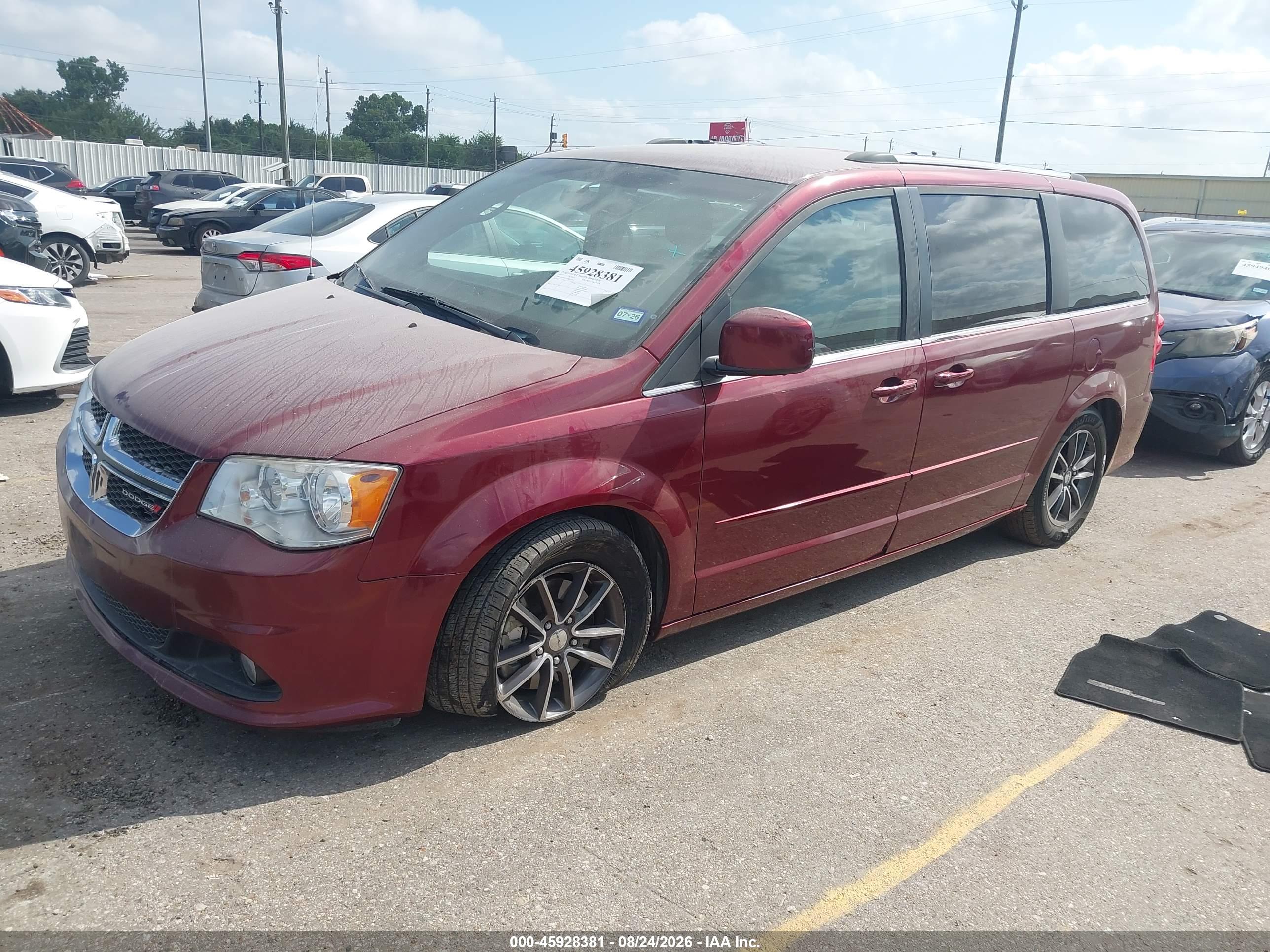 2017 DODGE GRAND CARAVAN SXT — I2