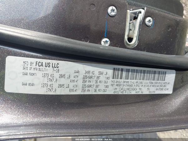 2019 JEEP CHEROKEE LATITUDE PLUS FWD