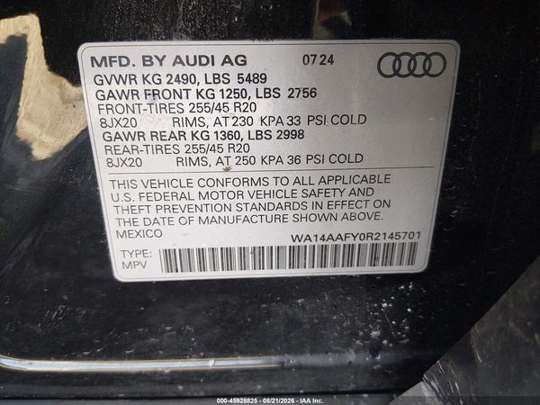 2024 AUDI Q5 SPORTBACK