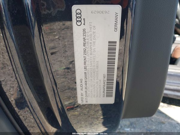 2018 AUDI A5 2.0T PREMIUM — I9
