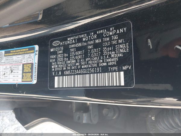 2016 HYUNDAI TUCSON SE