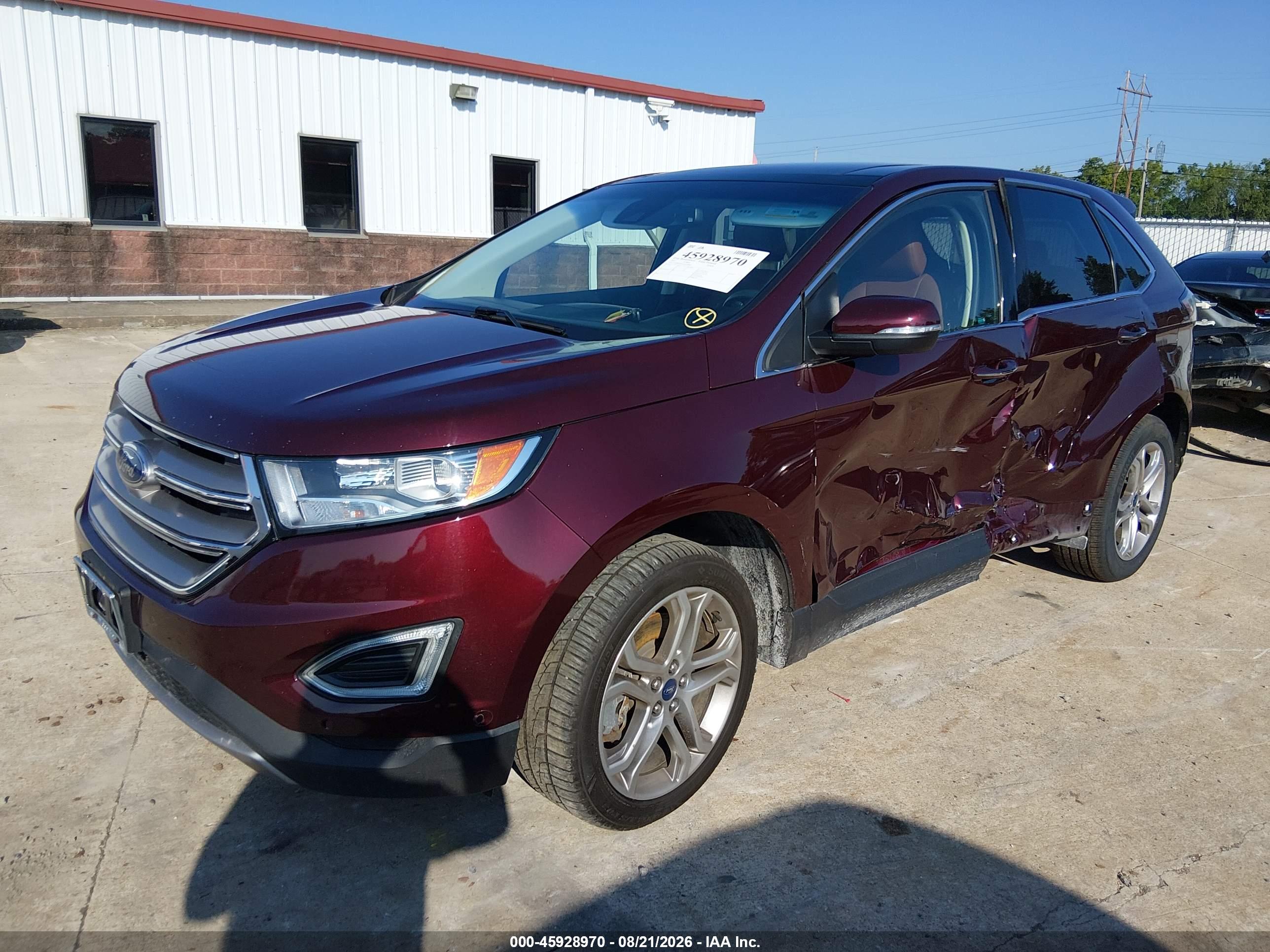 2017 FORD EDGE TITANIUM — I2