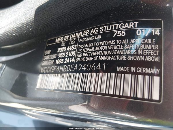 2014 MERCEDES-BENZ C 250 SPORT