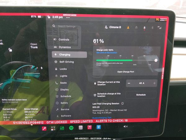2018 TESLA MODEL 3 LONG RANGE/PERFORMANCE — I131