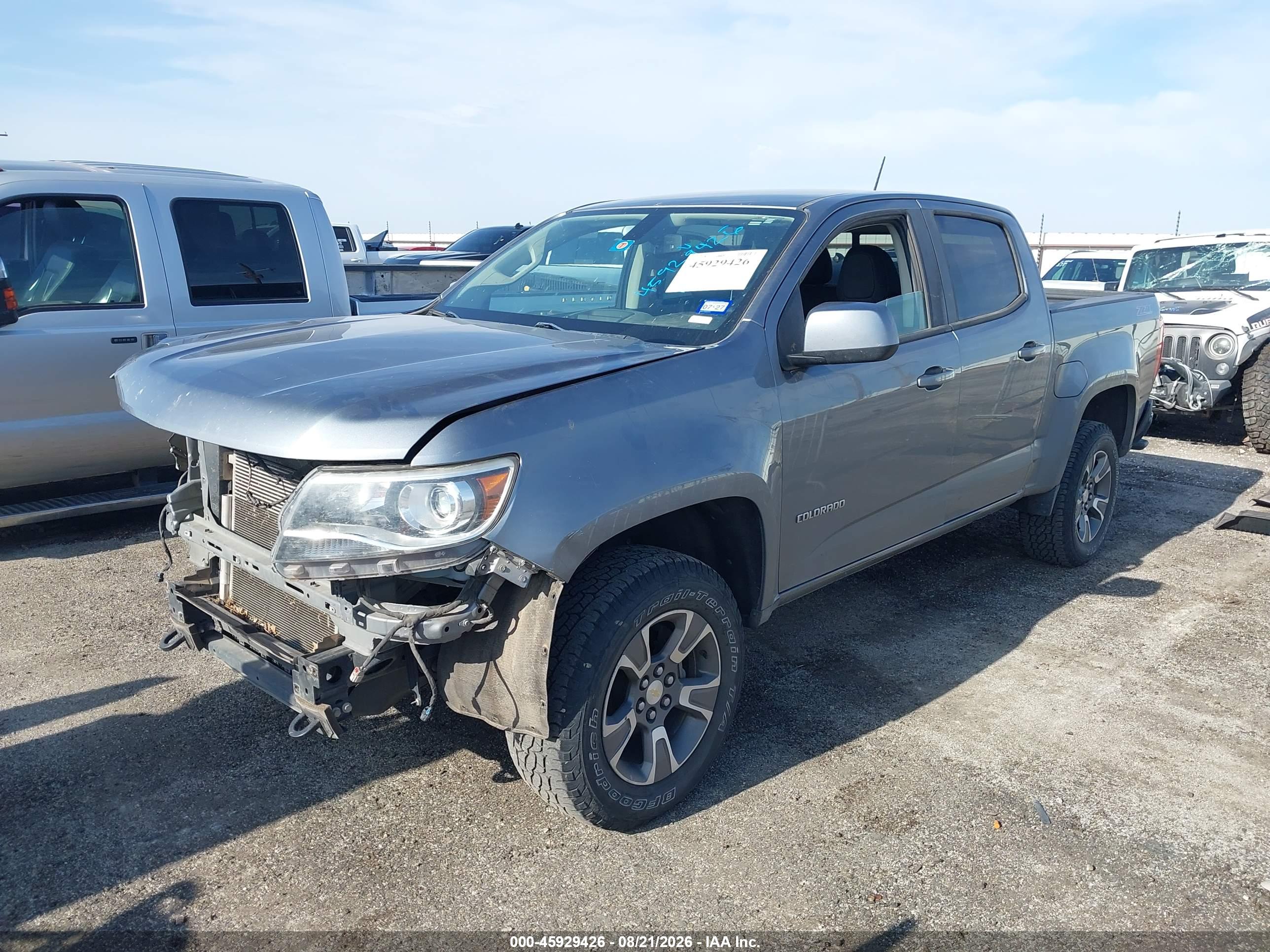 2020 CHEVROLET COLORADO 4WD  SHORT BOX Z71 — I2
